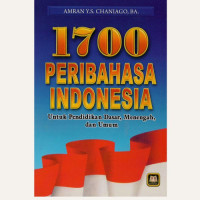 Image of 1700 Peribahasa Indonesia